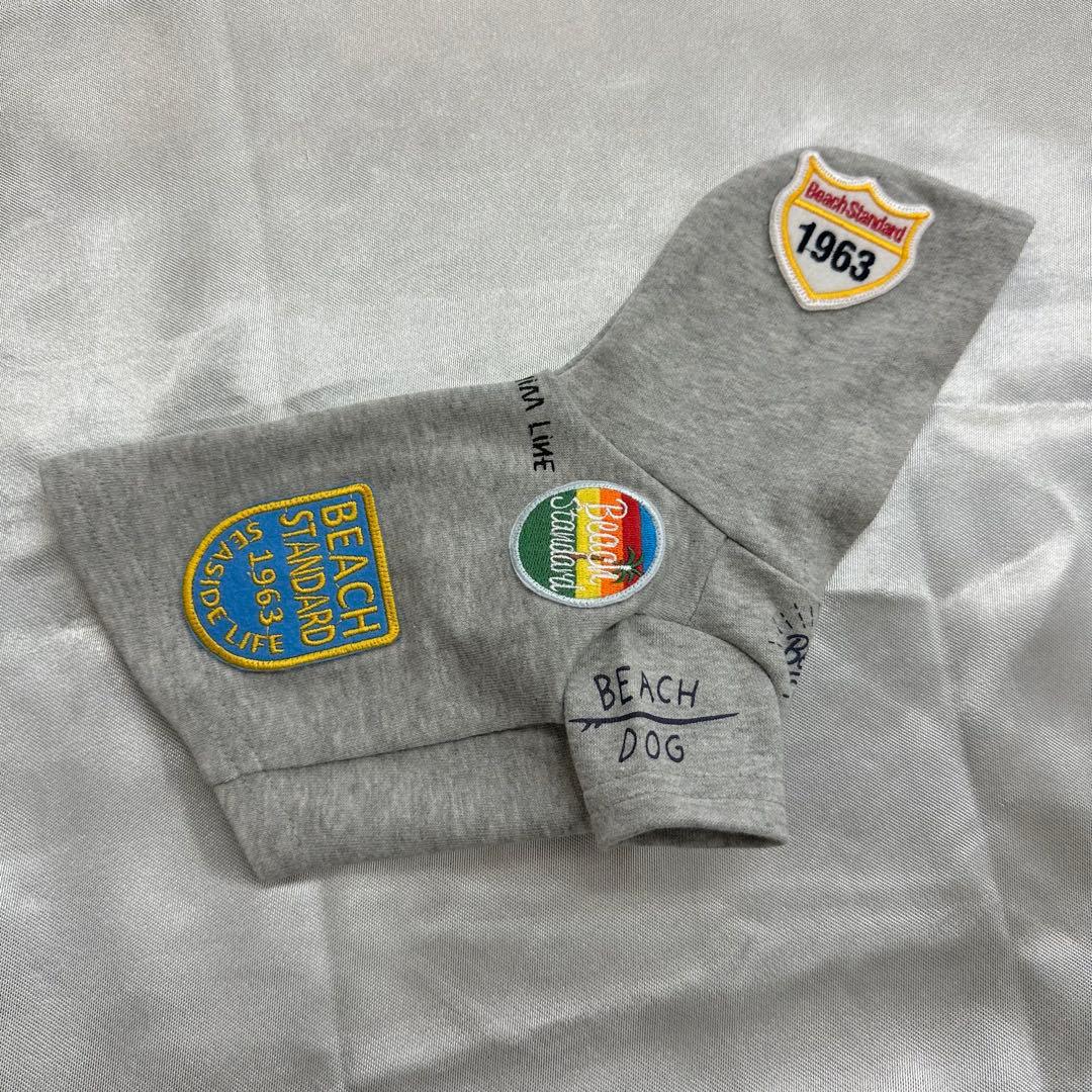 アトリエジジ GG DENIM LINE ワッペンパーカー　グレー