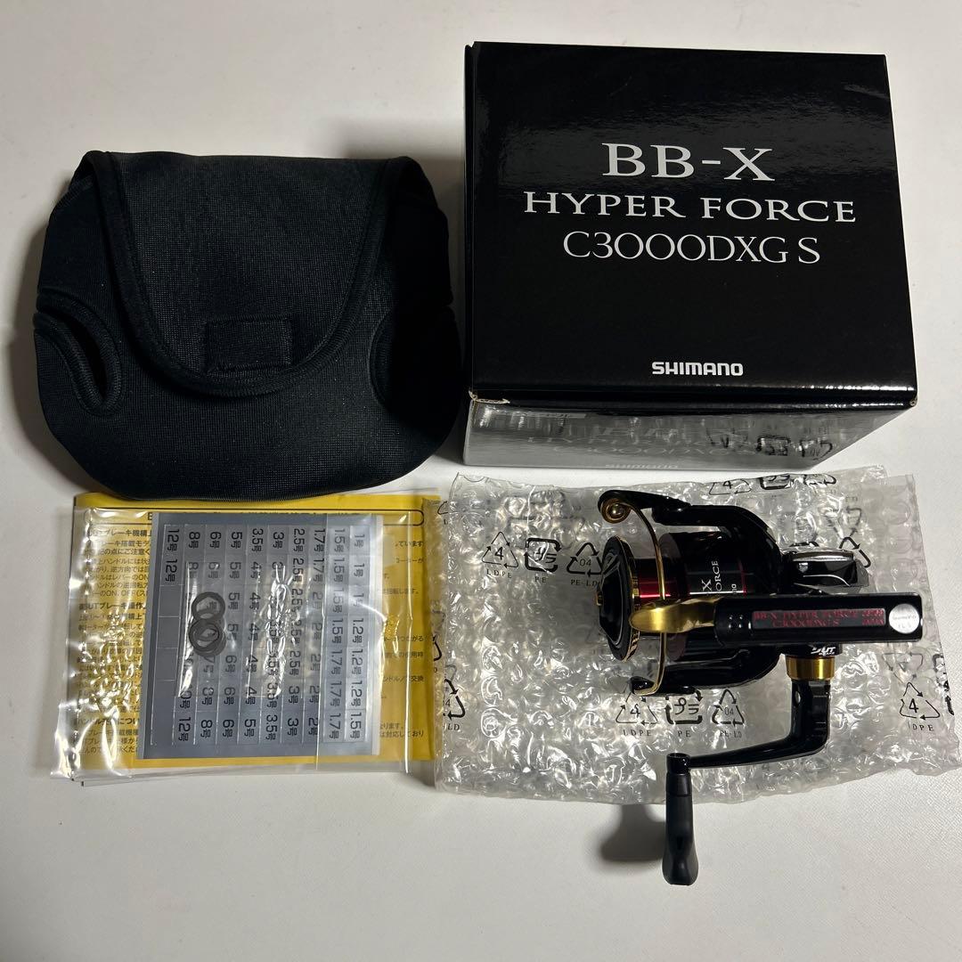 シマノ　BBX ハイパーフォース　C3000DXG S 左巻き　動作良好　美品