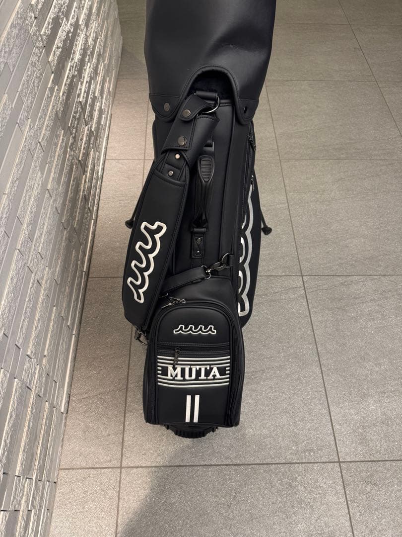 (ヘッドカバー3点付)2025年版⭐︎MUTA ゴルフバッグ ブラック⭐︎