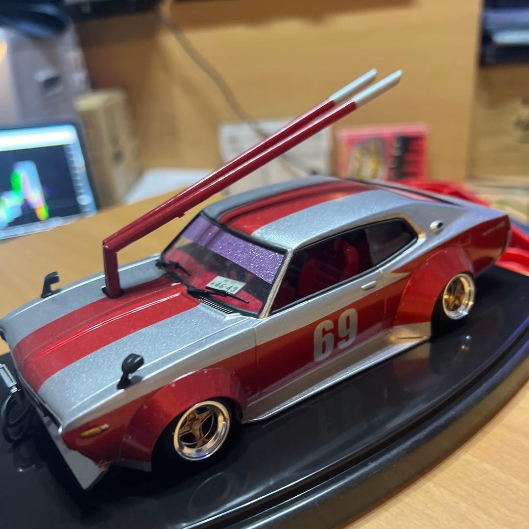 豚けつローレル1/24 傑作品シルバー/レッド