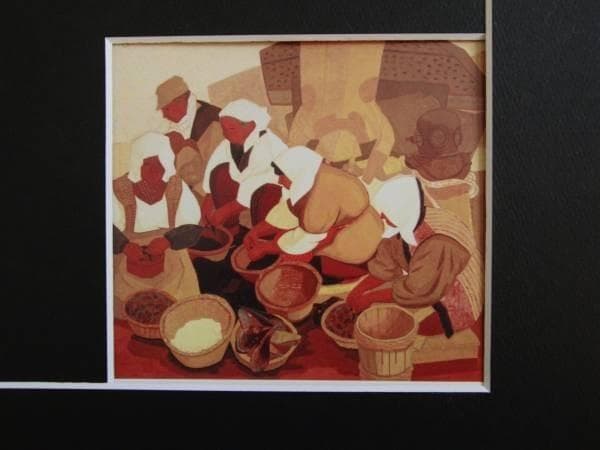 平山 郁夫、浅香、希少画集画、新品高級額、額装付、状態良好、油彩 人物