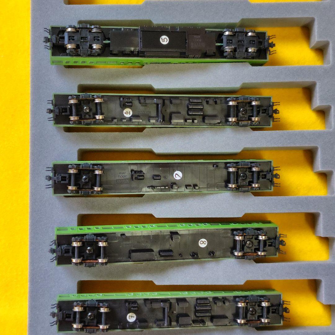 ＫＡＴＯ―103系近郊型電車103系（ うぐいす 色)十両