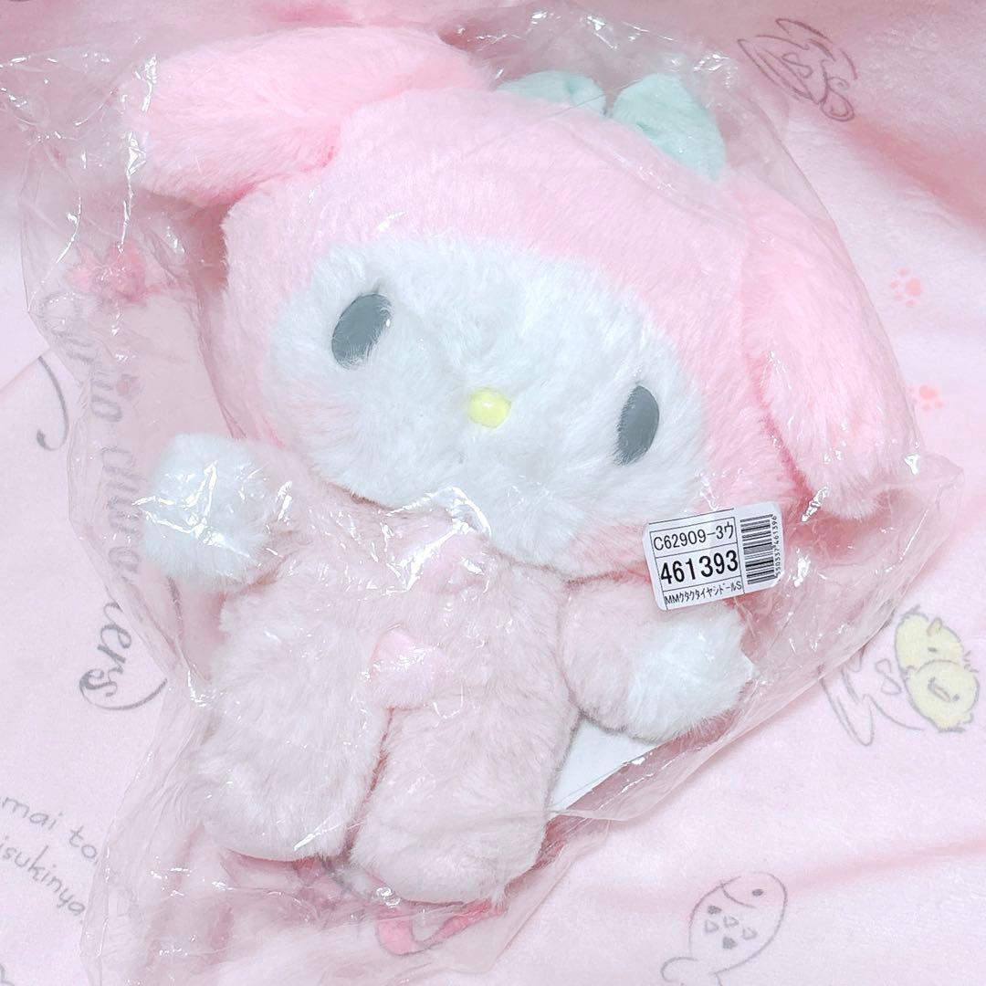 マイメロディ ぬいぐるみ 癒しドール くたくた ヘアバンド パジャマ 3点セット