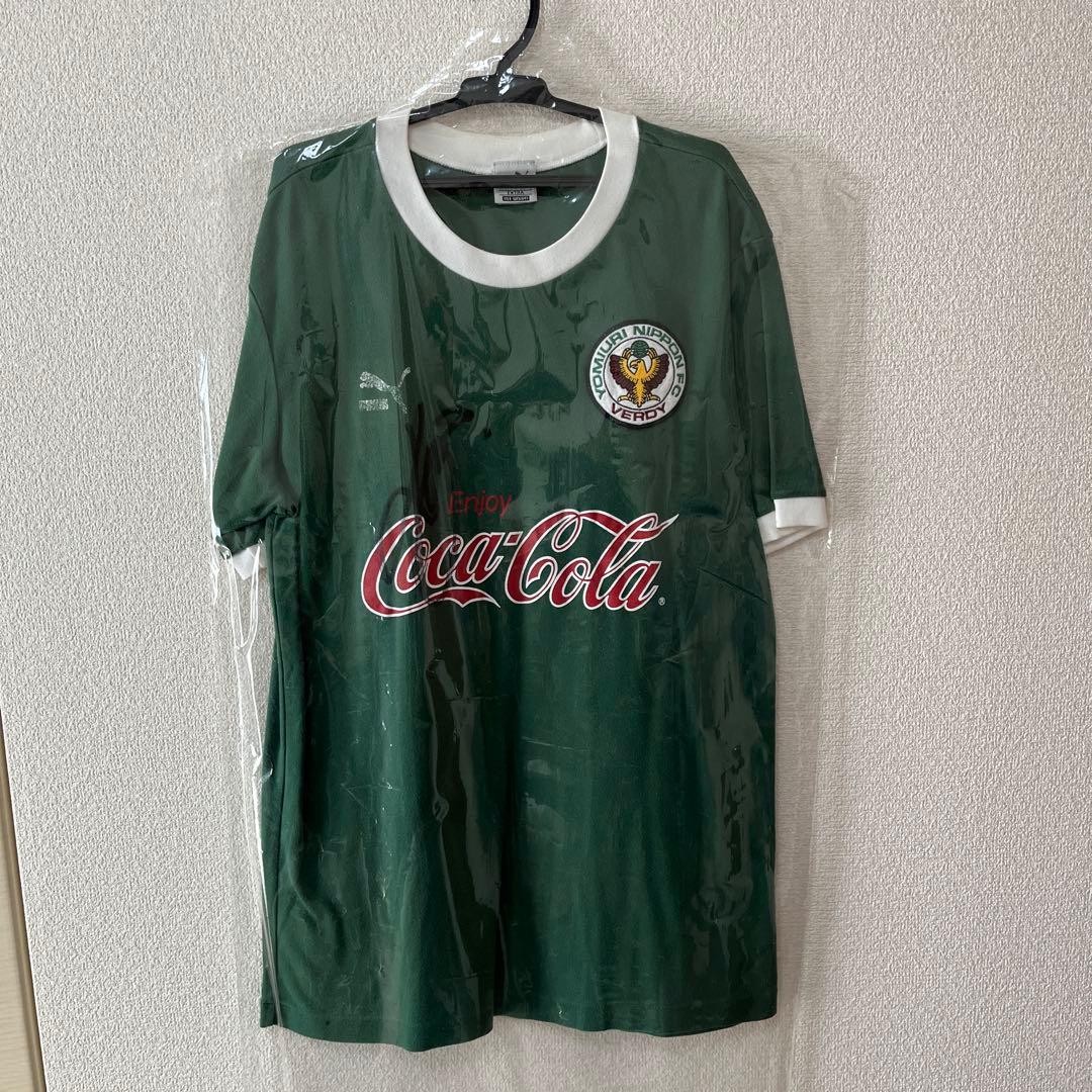 レトロ‼️プーマヒットユニオン製 読売ヴェルディシャツ　三浦知良