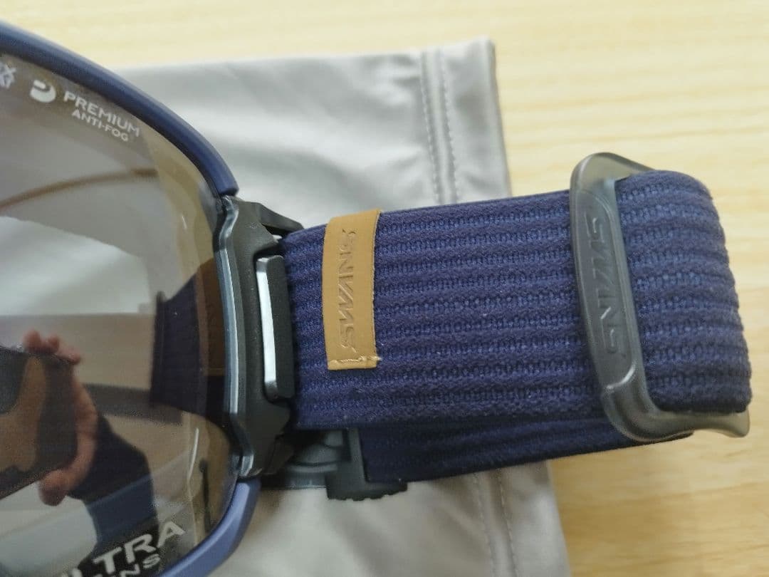 SWANS ネイビー ゴーグル　ridgeline　調光　リッジライン