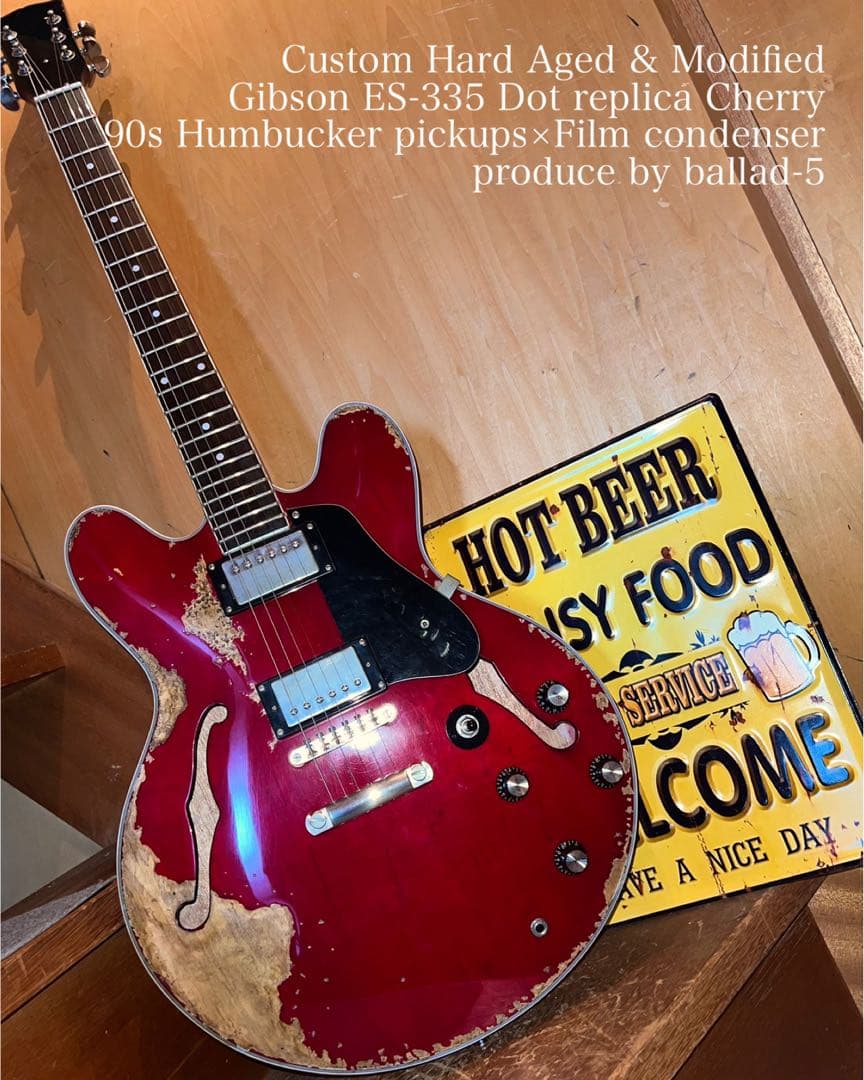 Kさま専用ページ/ハードエイジド⭐︎Gibson ES335レプリカ チェリー
