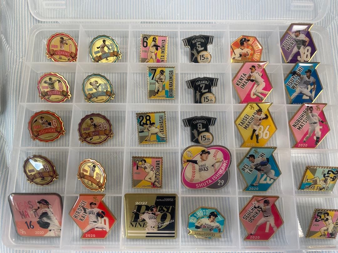 福岡ソフトバンクホークス ピンバッジ・缶バッジ まとめうり