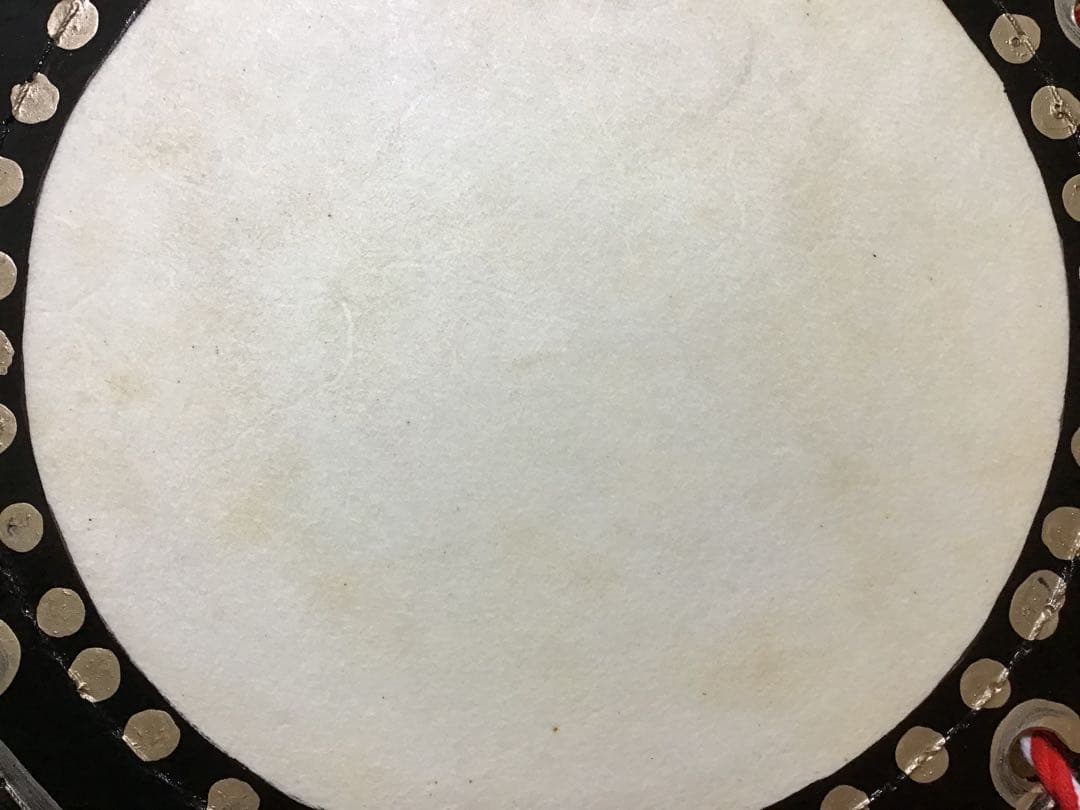 沖縄 エイサー 締め太鼓(大)直径30cm＋バチ 新城工作所