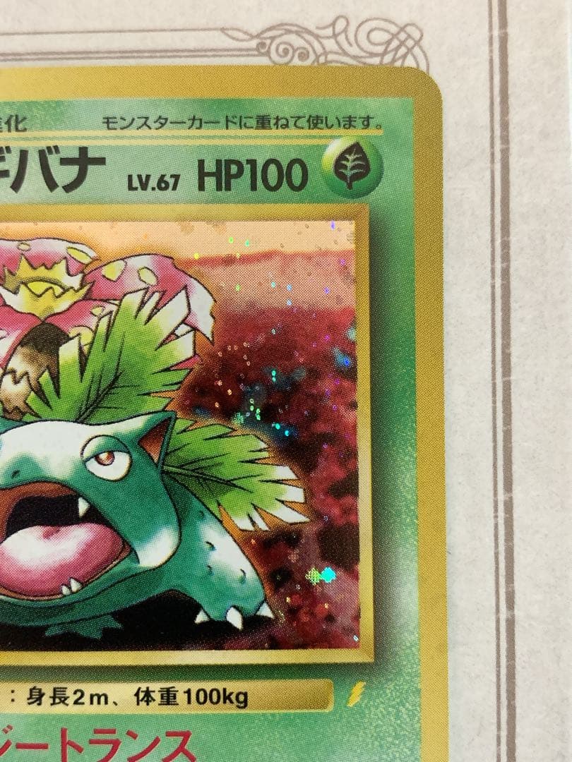 ポケモンカード 旧裏 フシギバナ ★ No.003 初代 キラ ホロ