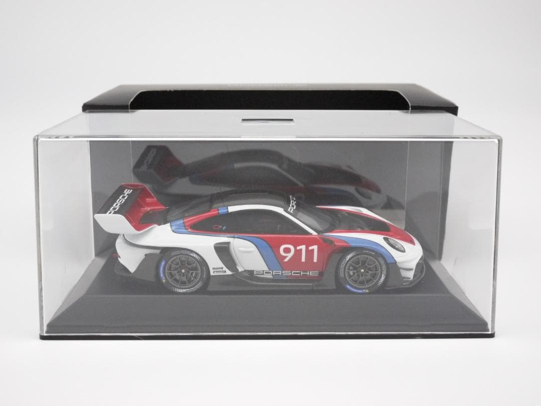 あべしゅん 1/43 ポルシェ 911 (992) GT3 R ホワイト