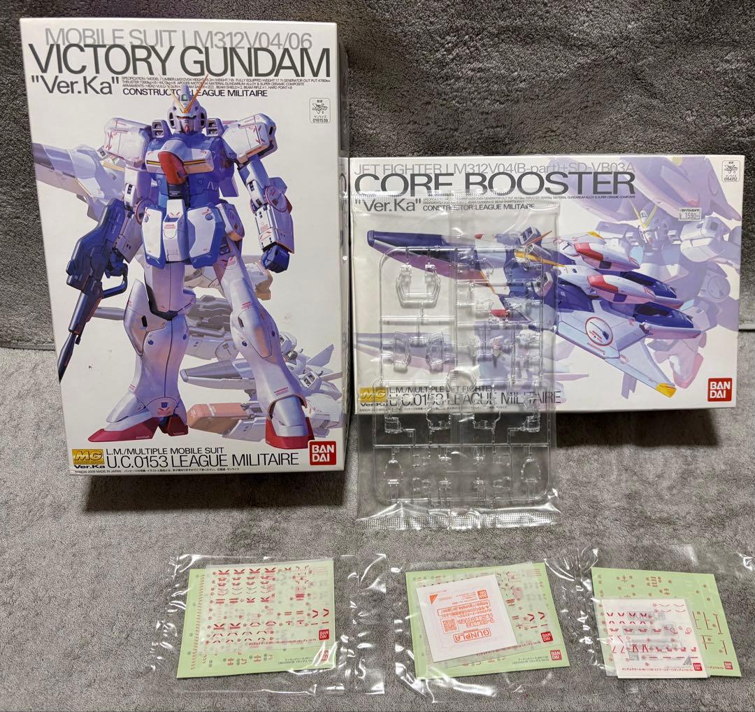 【組立済】MG Vガンダム＋コアブースター