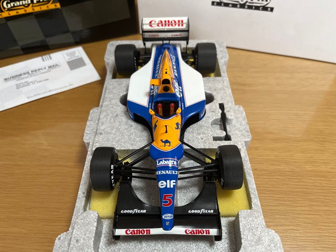EXOTO 1/18 ウィリアムズ ルノー FW14B #5マンセル