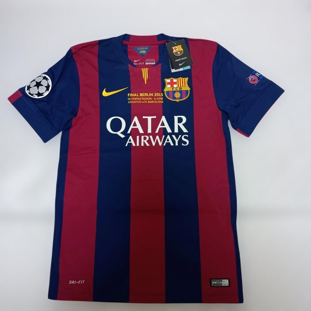 メッシ　バルセロナCLファイナル使用ユニフォーム　ナイキ未使用品