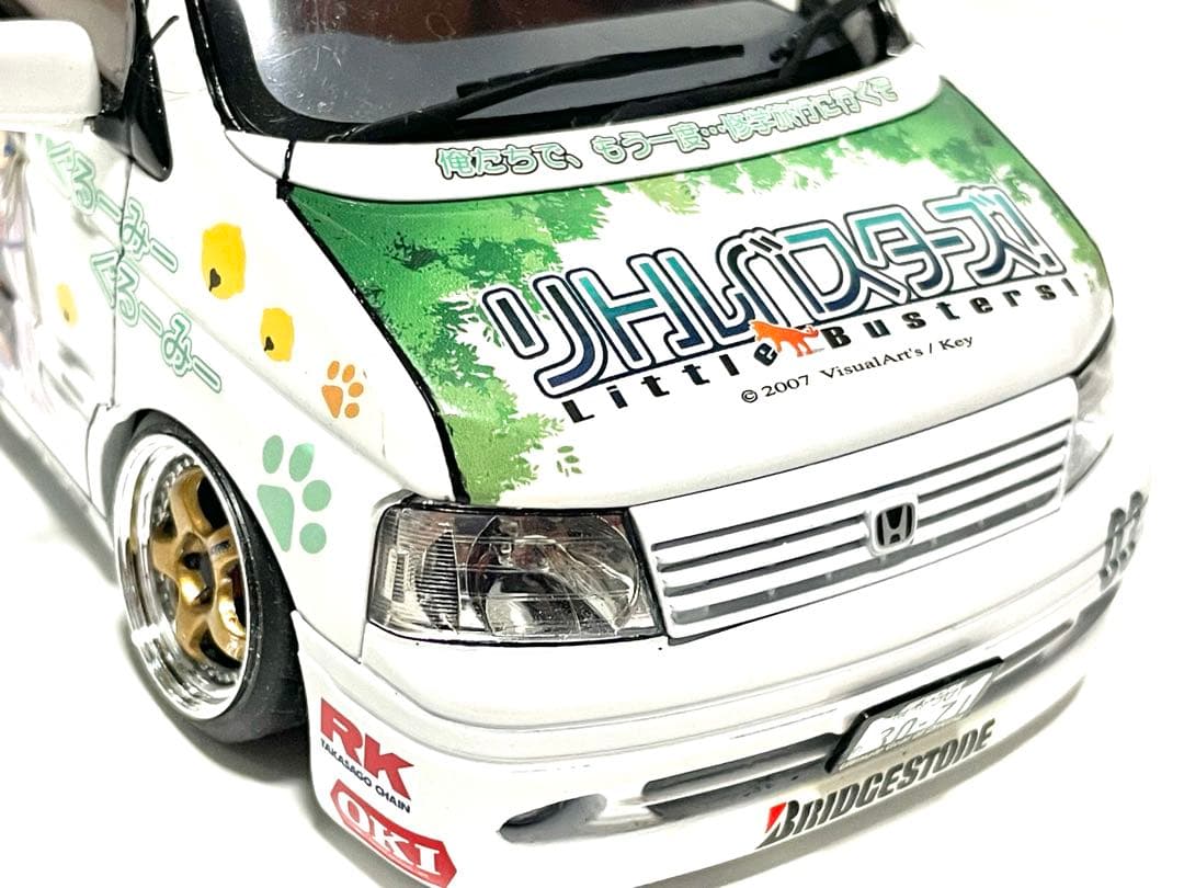 アオシマ1/24●D.A.D/RF3ステップワゴン痛車仕様●完成品