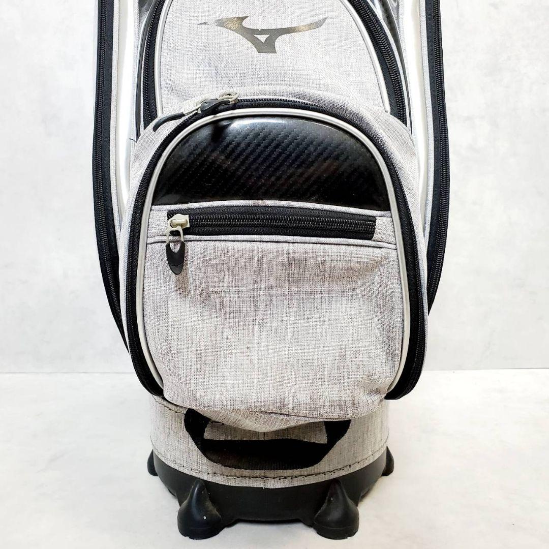 MIZUNO ミズノ キャディバッグ ゴルフバッグ グレー