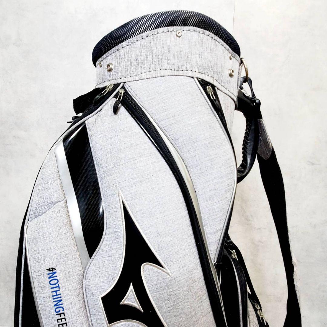 MIZUNO ミズノ キャディバッグ ゴルフバッグ グレー