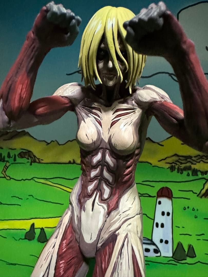 ✨　一番くじ　進撃の巨人　A賞 女型の巨人 二次元　リペイント　フィギュア　✨