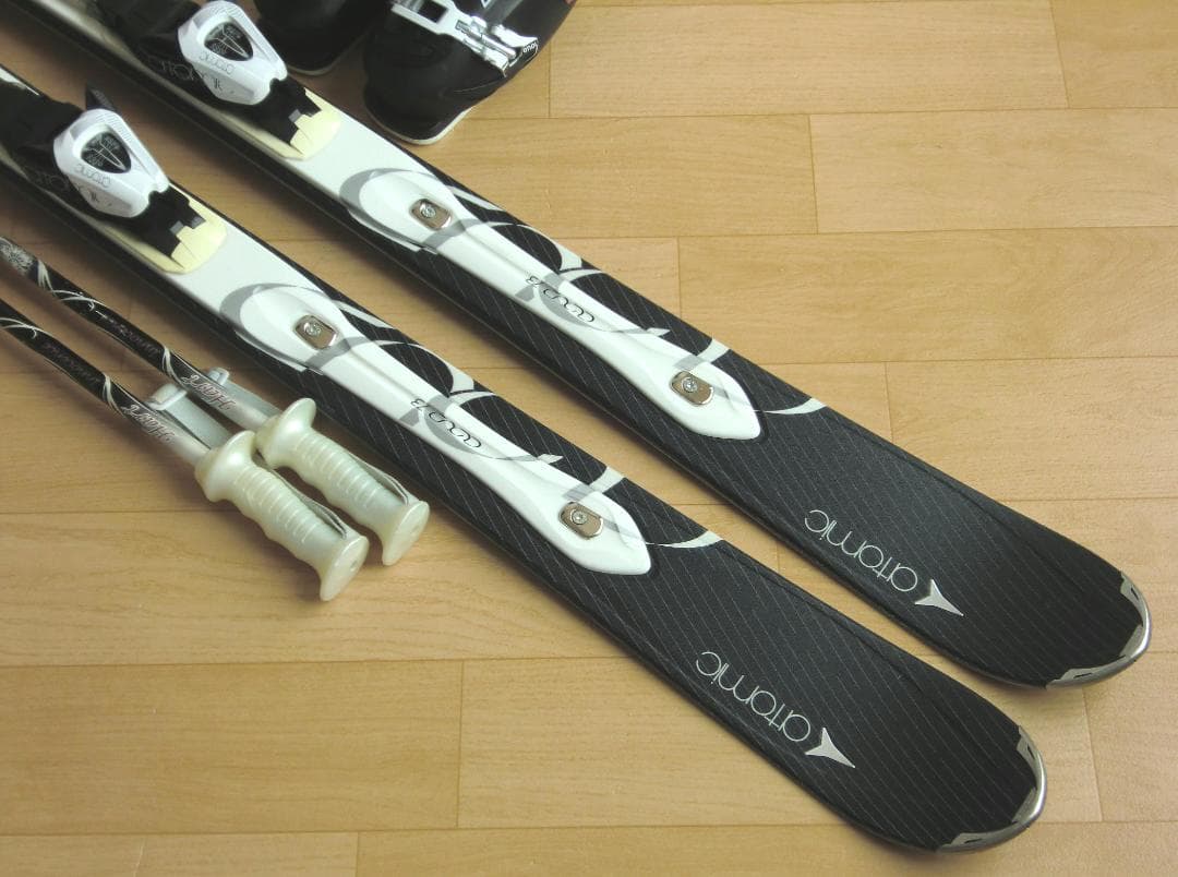 ■■送料無料■ATOMIC■女性用スキーセット■板159靴25.5■メンテ付■■