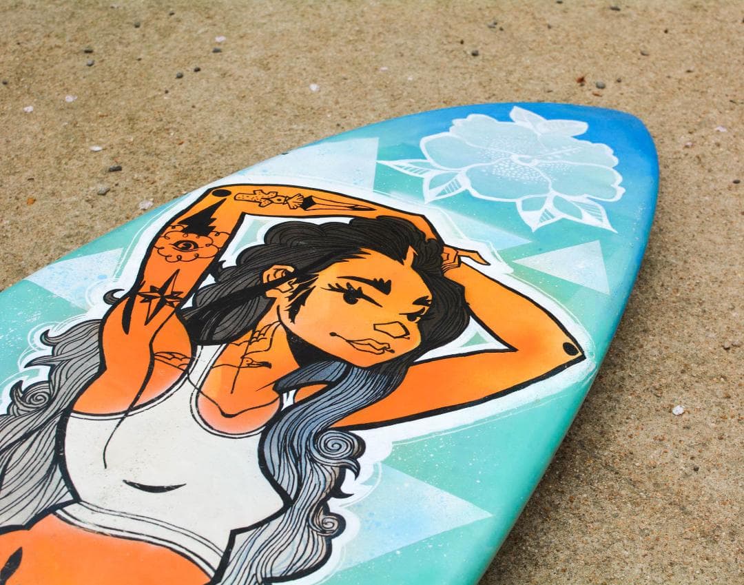 サーフボード（ハンドペイント）値下げ中