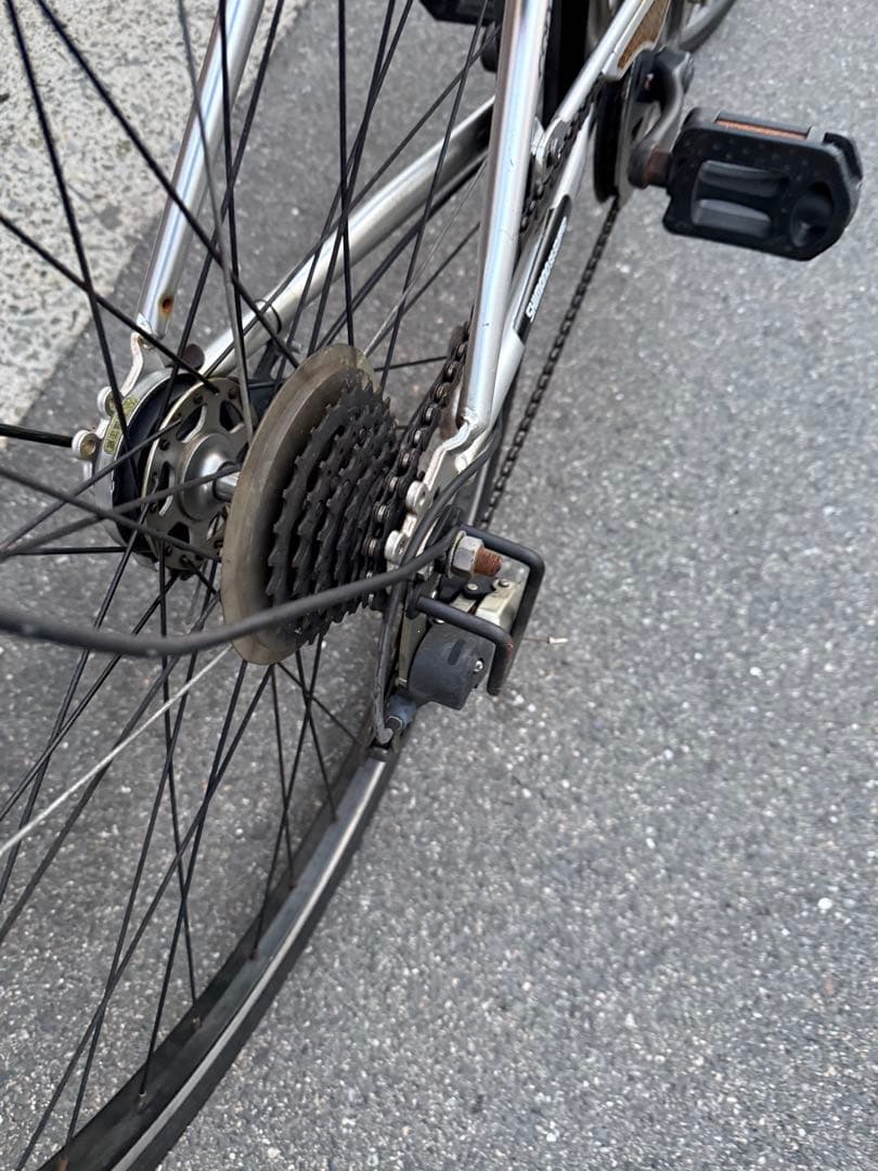 173 自転車 大阪市 【引取り限定】 美品 27インチ 変速付き