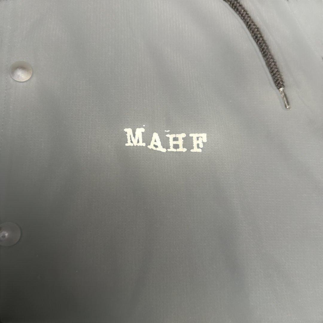 美品　MAHF マーフ　コーチジャケット　フード付き　裏起毛　サイズM
