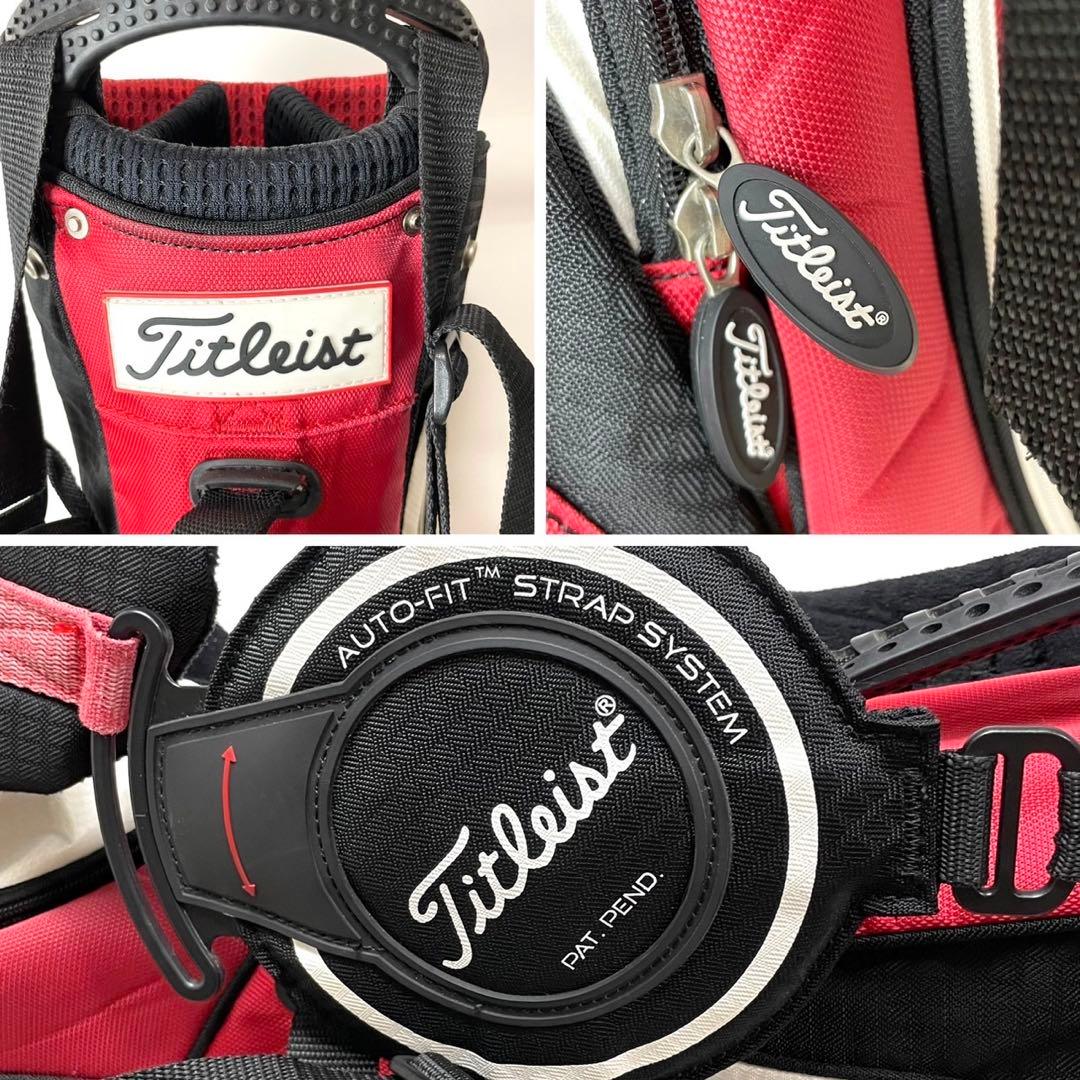 人気✨タイトリスト スタンド式キャディバッグ リュック 軽量 機能性◯ フード付