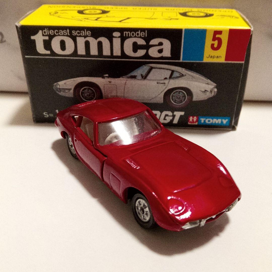 to sira　トミカ　黒箱5　2000GT　赤M色　1Fホイール　日本製