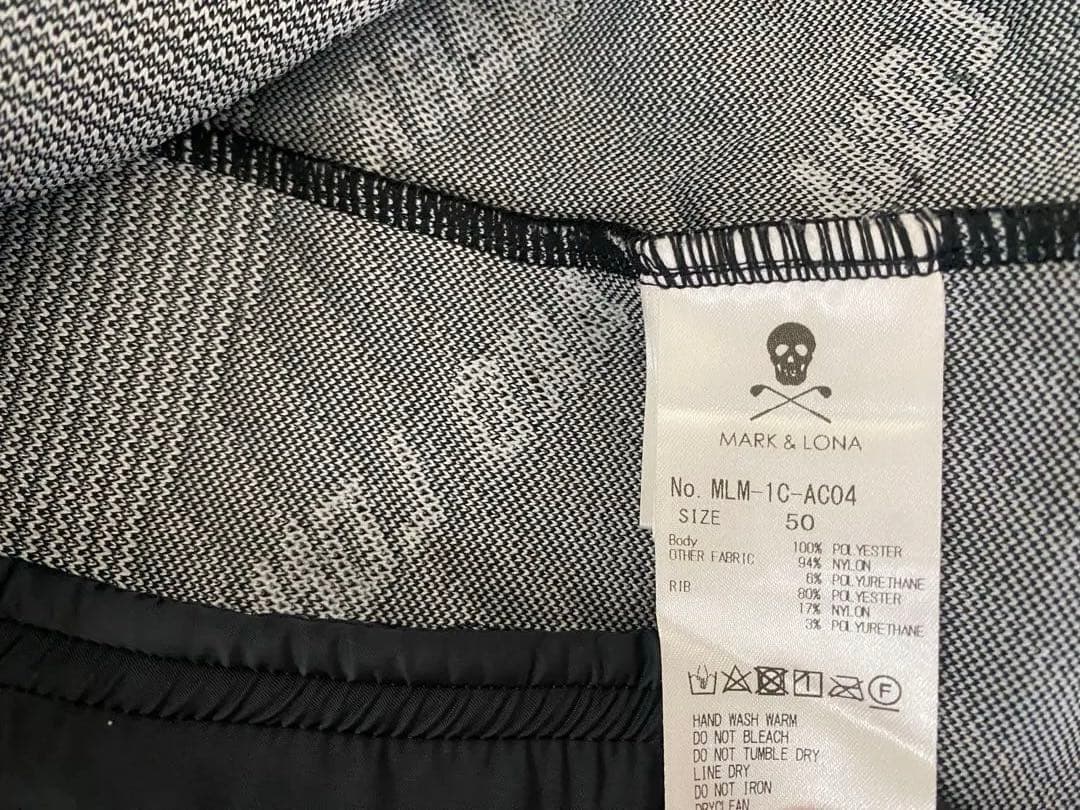 ゴルフウェア　メンズ　MARK & LONA ブラック アウター