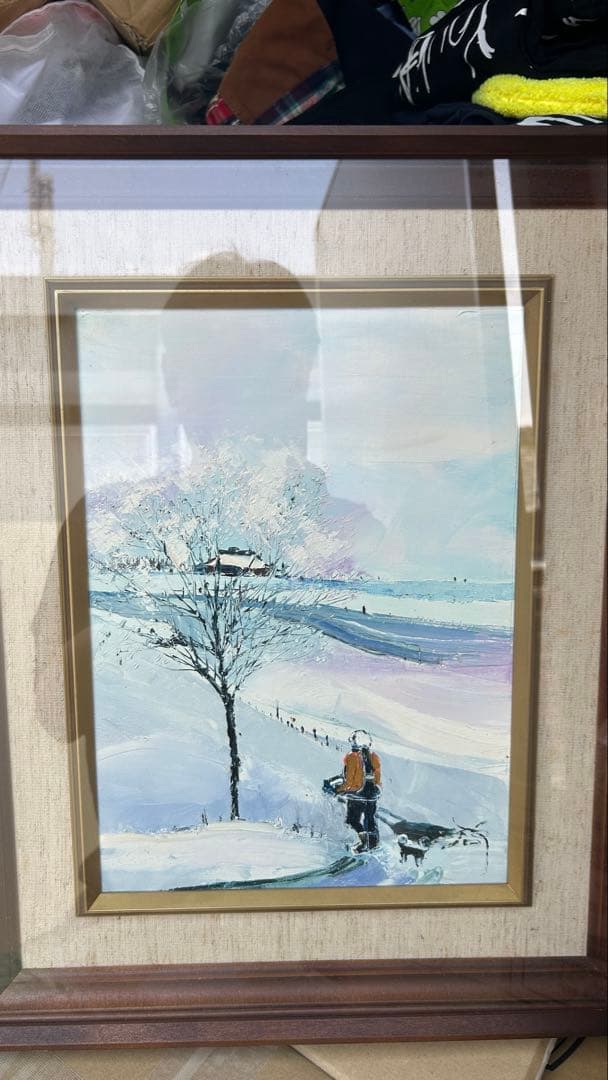 中村啓次郎作　「雪の里」　1979年作