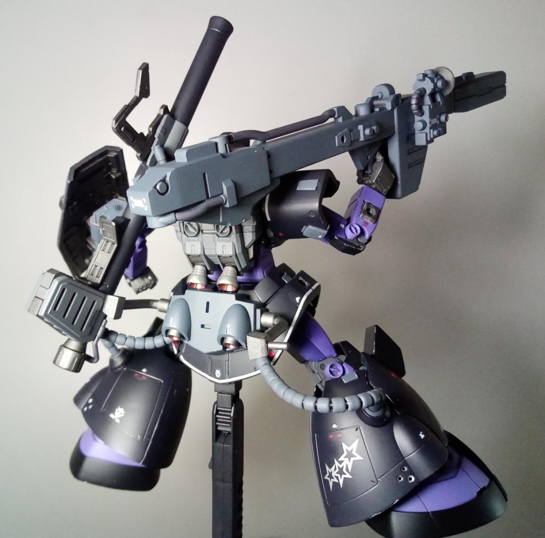 RG ガンダム ドムアーマー 黒い三連星 専用 鹵獲改修機 ガンプラ 完成品