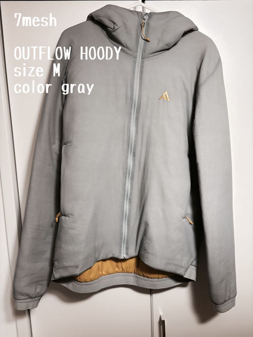 7mesh OUTFLOW HOODY グレー M