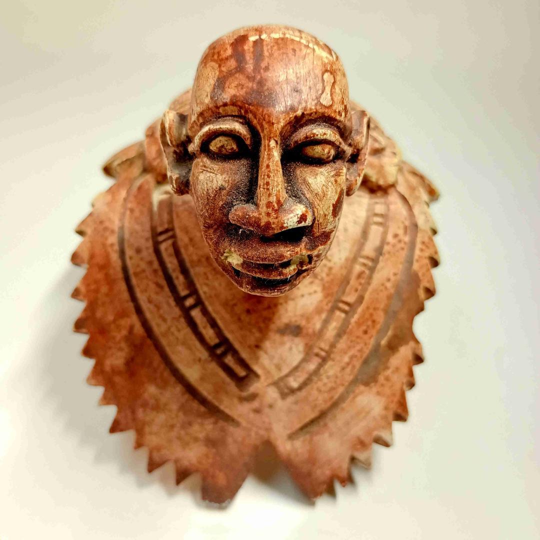 人面亀 ヒエログリフ 象形文字 ファラオ 復活 彫像 鉱石 古美術 安産 お守り