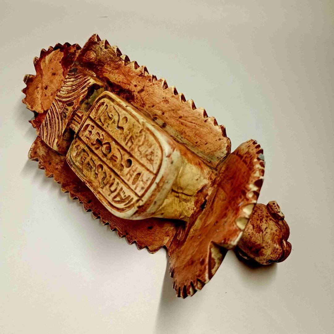 人面亀 ヒエログリフ 象形文字 ファラオ 復活 彫像 鉱石 古美術 安産 お守り