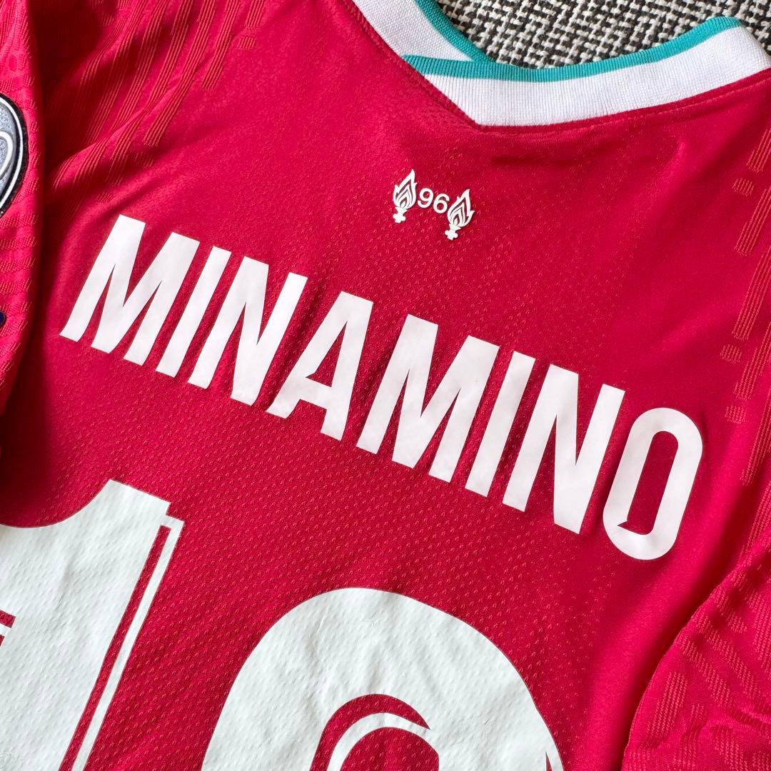 【CLフルパッチ＆選手支給用】南野拓実 ＃１８ リヴァプール ２０／２１（H）