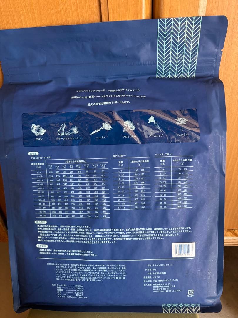 ☆ネルソンズドッグフード・グレインフリー☆中型犬・大型犬・5kg（2袋セット）☆