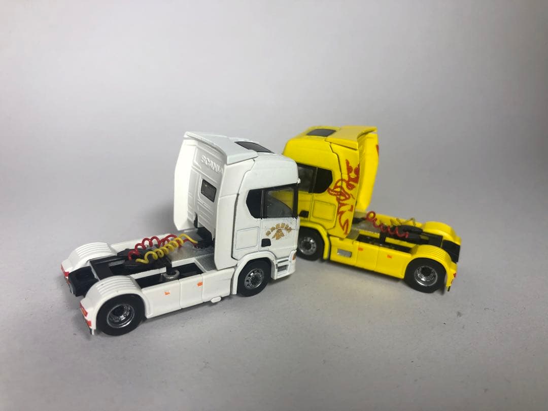 スカニア輪島屋鮮冷&スカニアR620コストコ冷凍背高40ftコンテナセット