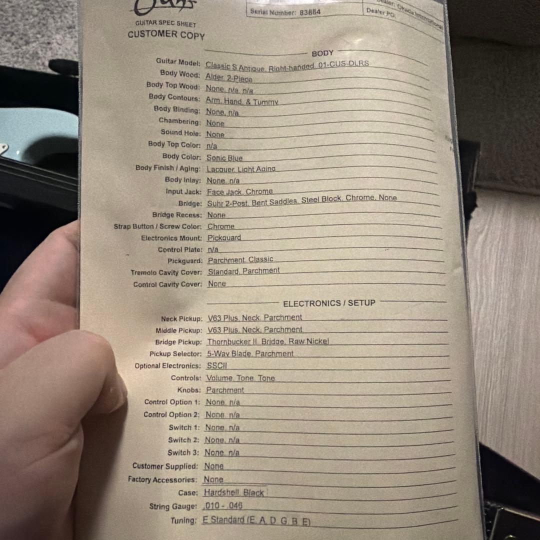 ギター Suhr JE-Line Classic S Antique flame