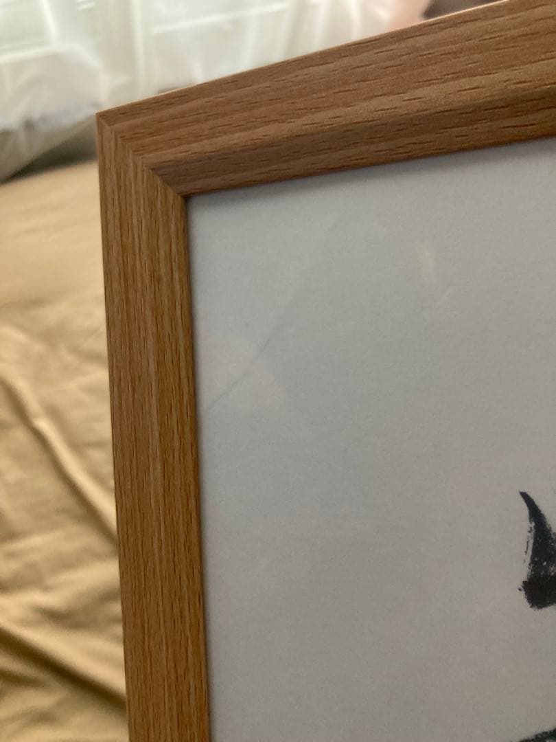 阿部慎之助　サイン　色紙　ジャイアンツ　巨人　カード2枚　額縁付き　阿部監督