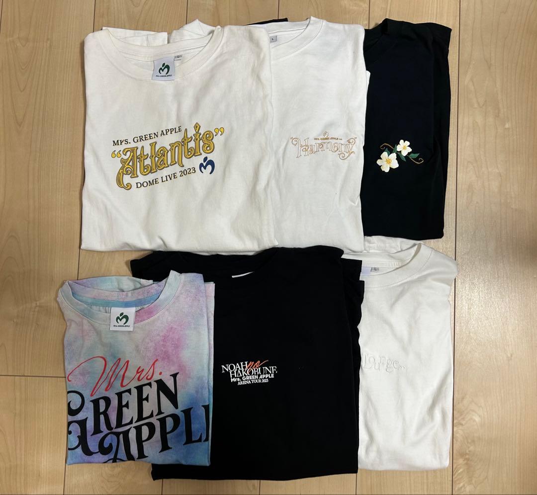 Mrs. GREEN APPLE ライブ　Tシャツ