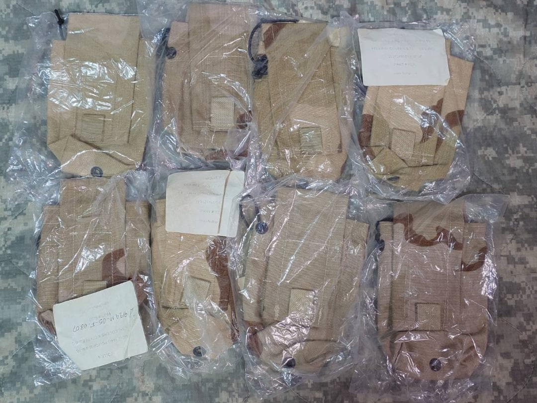 米軍 実物 3CデザートRACK ベスト ポーチセット