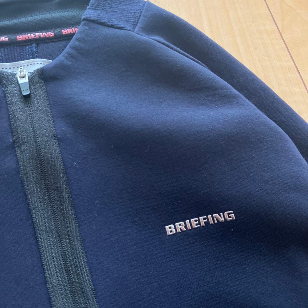 BRIEFING ブリーフィング　ハーフジップ 長袖　ネイビー　Mサイズ