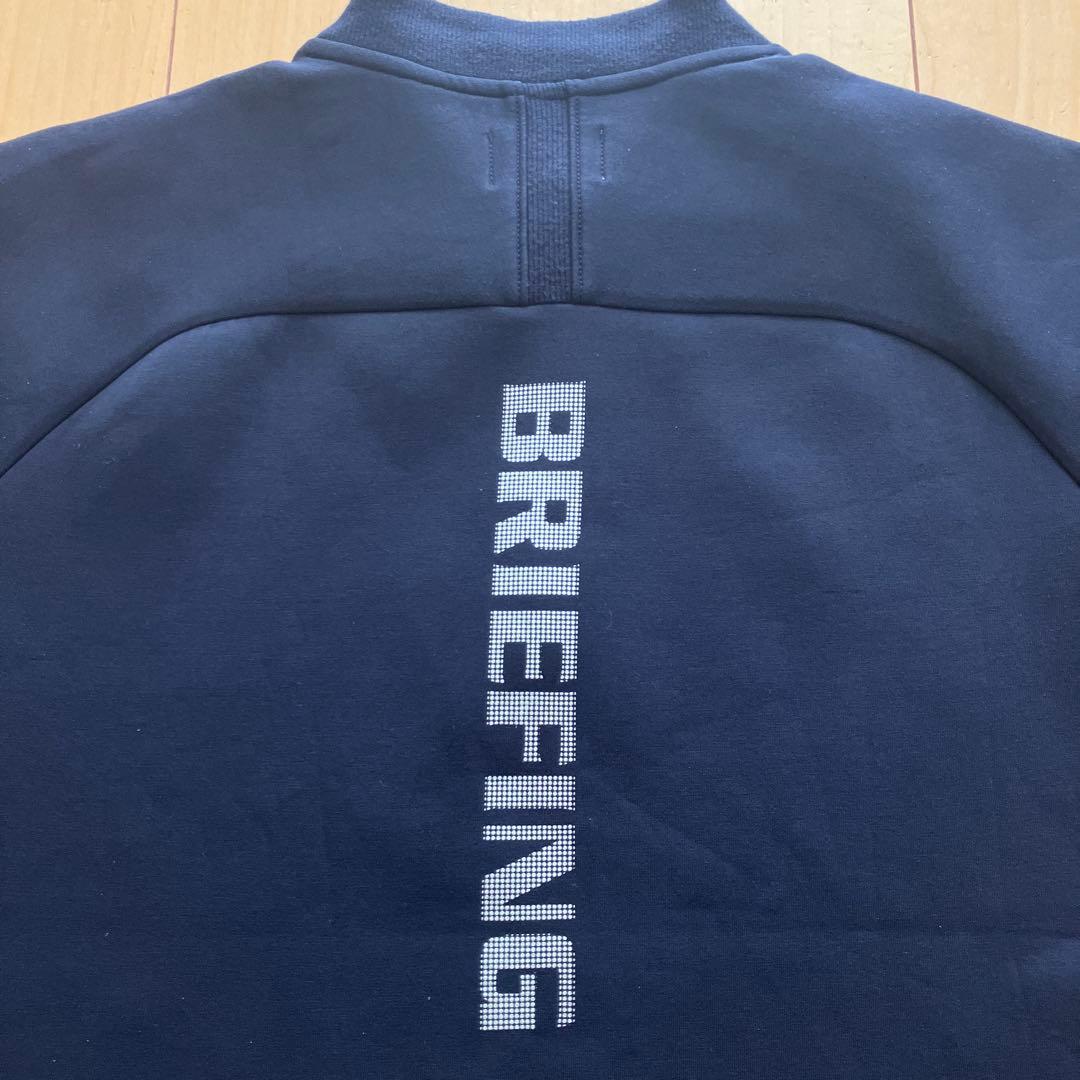 BRIEFING ブリーフィング　ハーフジップ 長袖　ネイビー　Mサイズ