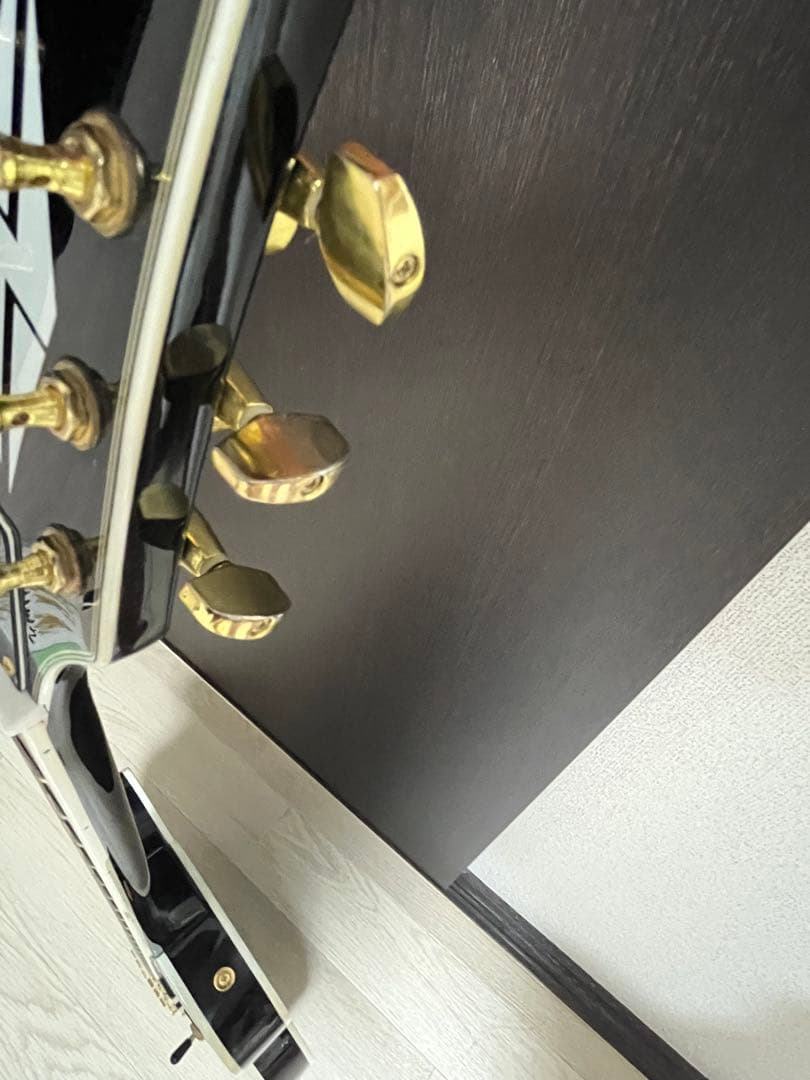 Maison ブラックエレキギター 左利き　レフティ