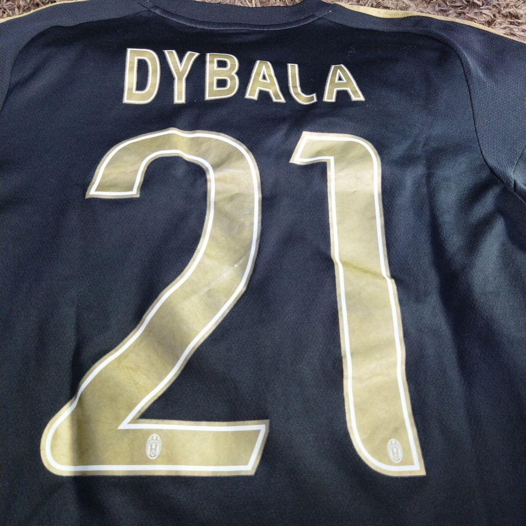 レアJuventus DYBALA 21 シャツ M 黒金2015-2016