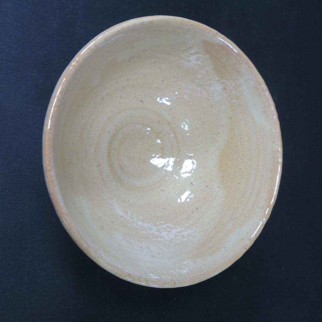 茶碗 萩焼 金子信彦 城山窯 美品 抹茶碗 茶器 茶道具 共箱 木箱