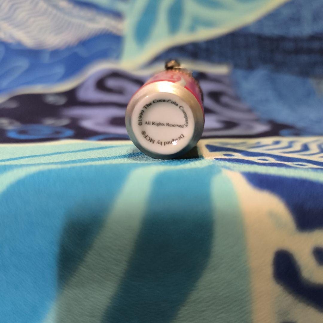 Coca-Cola ミニチュア缶 ストロー付き　ヒンジボックス