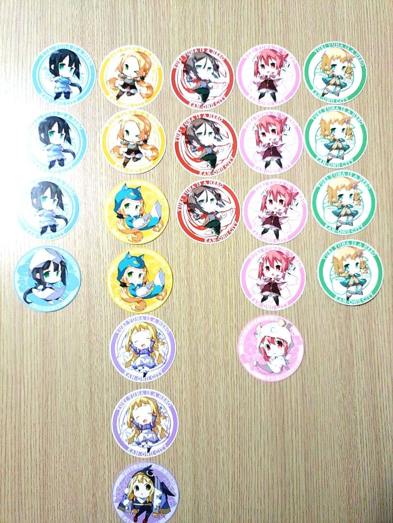 結城友奈は勇者である　断捨離　どんぶり　カップ　ステッカー　バッジ　切手　色紙等