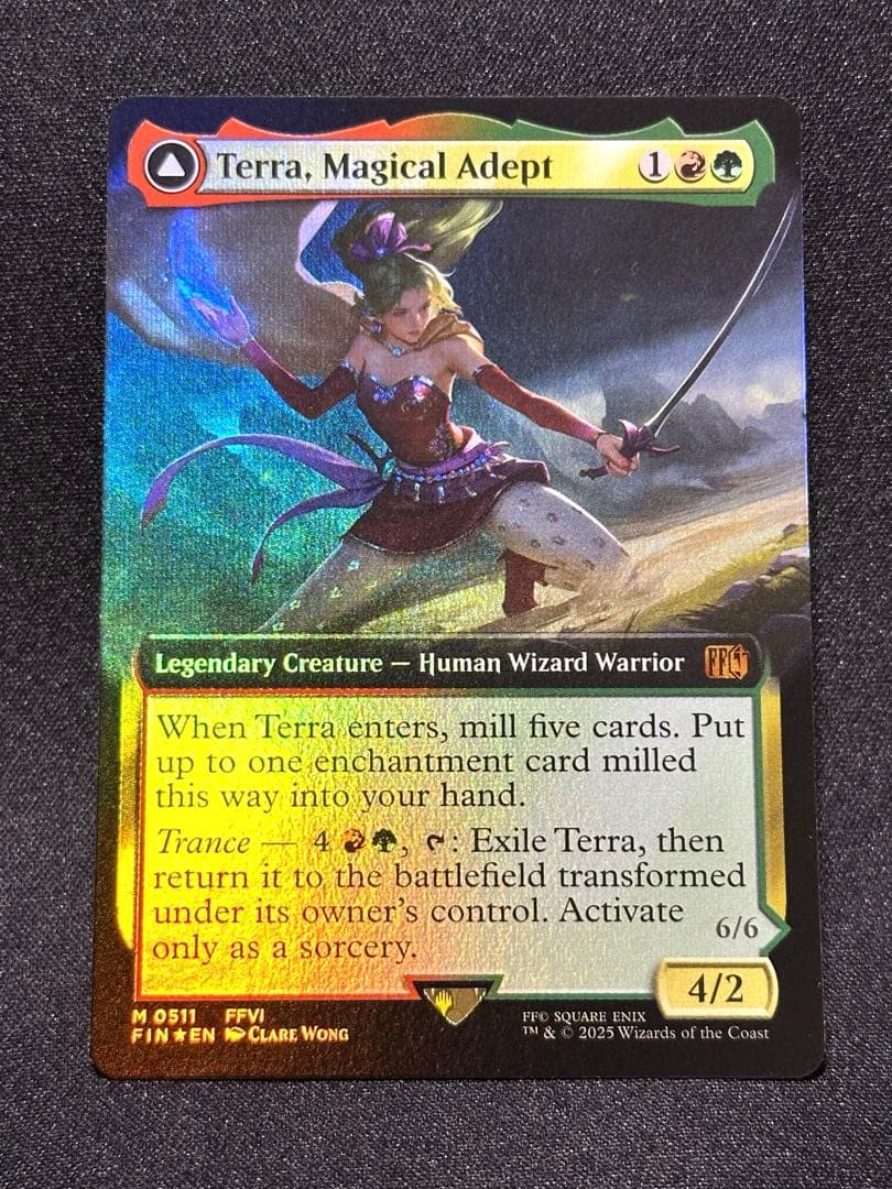 【拡張foil】魔導戦士、ティナ MTG英語ファイナルファンタジー FF6 ④