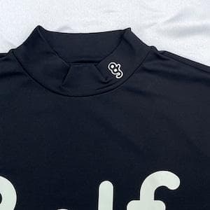 8G SHOOT　LOGO PRINT MOCK NECK S/S TEE