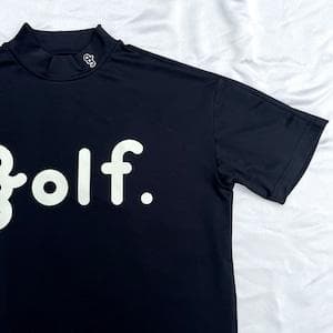 8G SHOOT　LOGO PRINT MOCK NECK S/S TEE